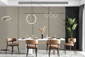 潍坊轻奢风格-餐厅