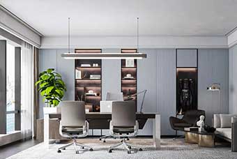 潍坊轻奢风格-书房