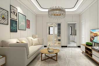 潍坊现代风格-客厅
