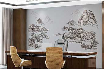 潍坊森佰汇航空纤维墙咔（山水之间）