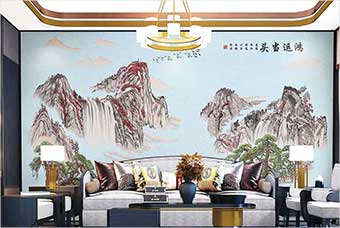 潍坊森佰汇航空纤维墙咔（鸿运当头）